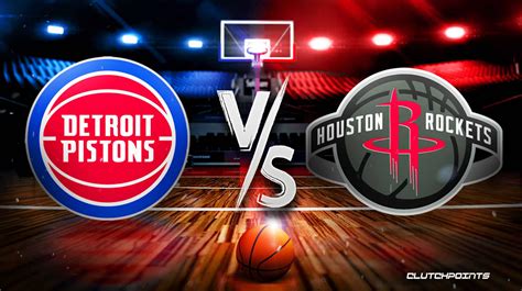 Rockets vs. Pistons prediction, odds, pick, how to watch .